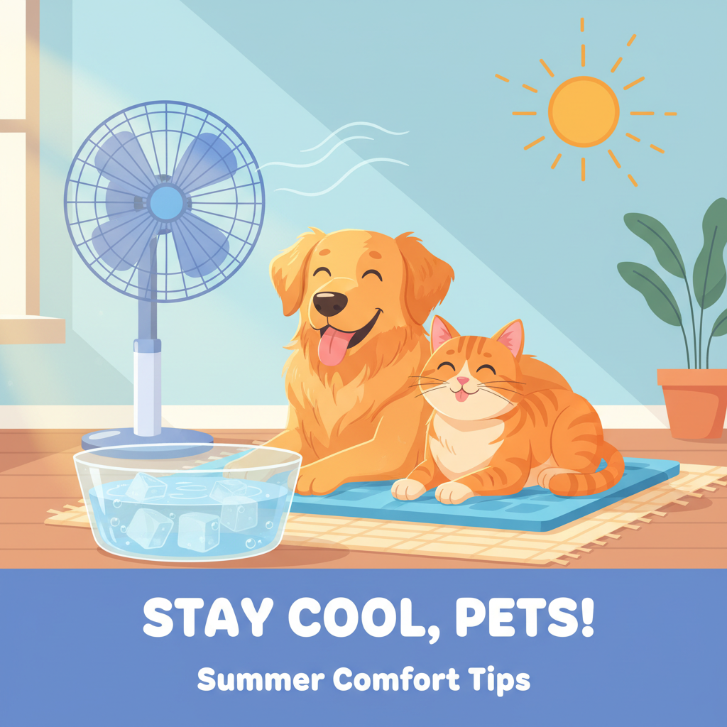 🐾 Κατοικίδια και ζέστη: Πώς να τα προστατεύσουμε τους ζεστούς μήνες