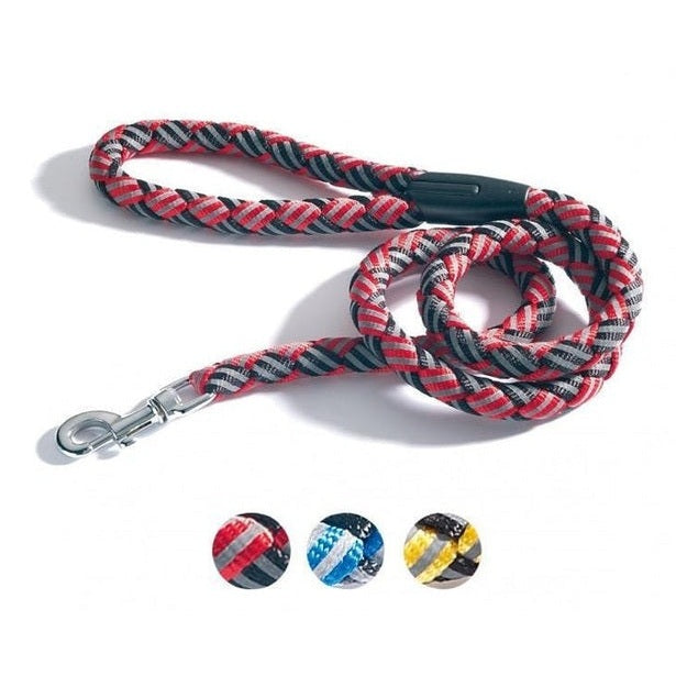 Camon Training Leash Reflex Blue 195cm/15mm