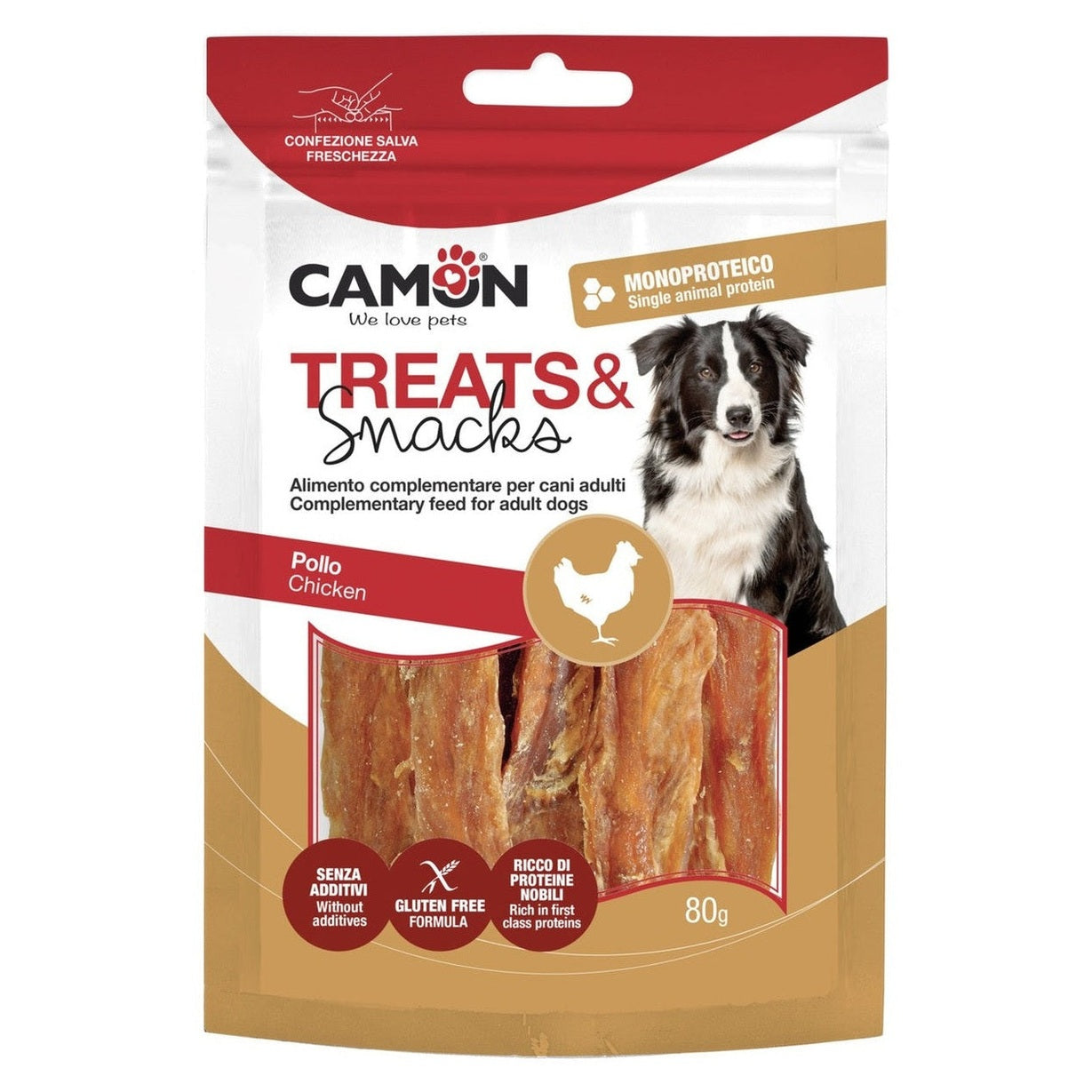 Camon snack Κοτόπουλο σε Λωρίδες για Σκύλους