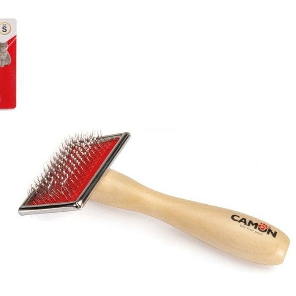 Βούρτσα Slicker με Ξύλινη Λαβή