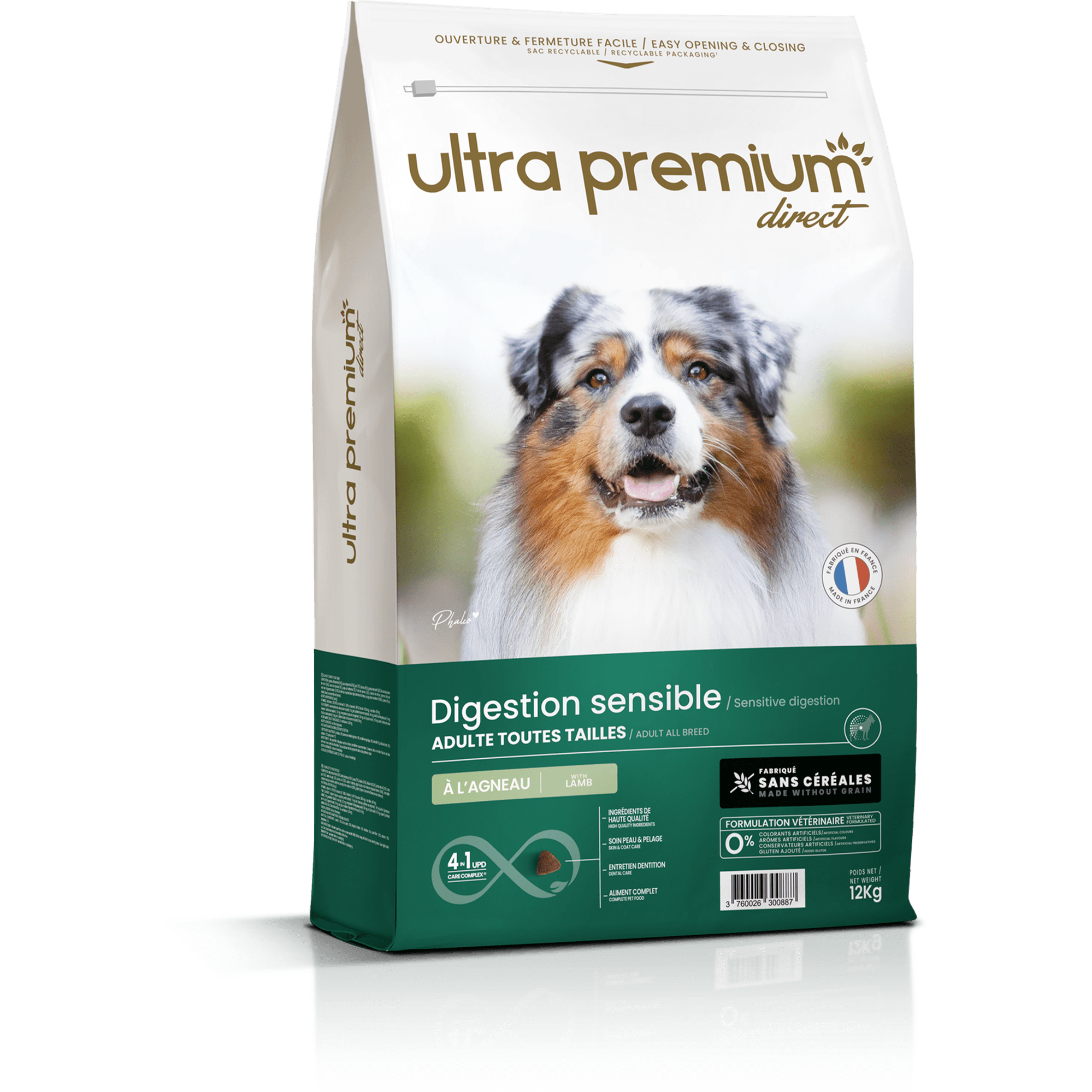 Ultra premium Sensitive digestion dog all breeds - Lamb Grain Free