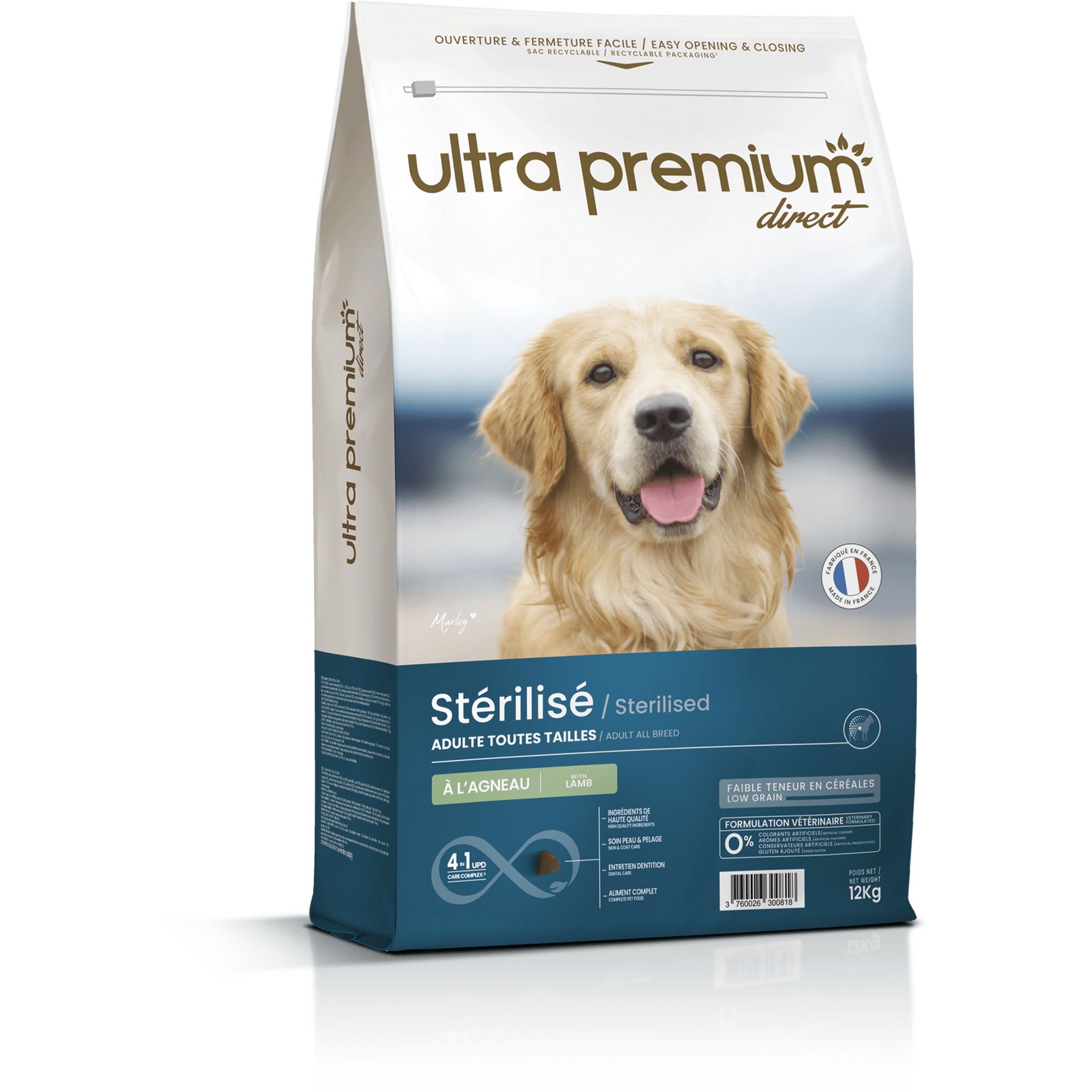 UltraPremium Low Grain Adult Sterilized dog all breeds 12kg