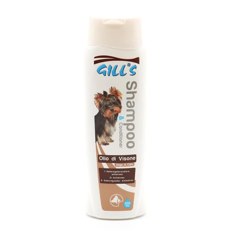 Σαμπουάν & Conditioner για Σκύλους & Γάτες  με Ελαιόλαδο Βισόν - Gill's Mink Oil