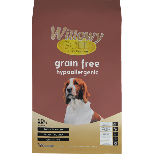 WILLOWY DOG GOLD GRAIN FREE HYPOALLERGENIC
