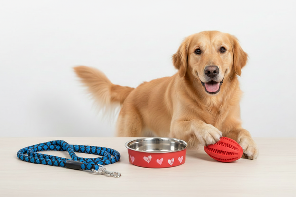 Dog with Accessories - No Logo