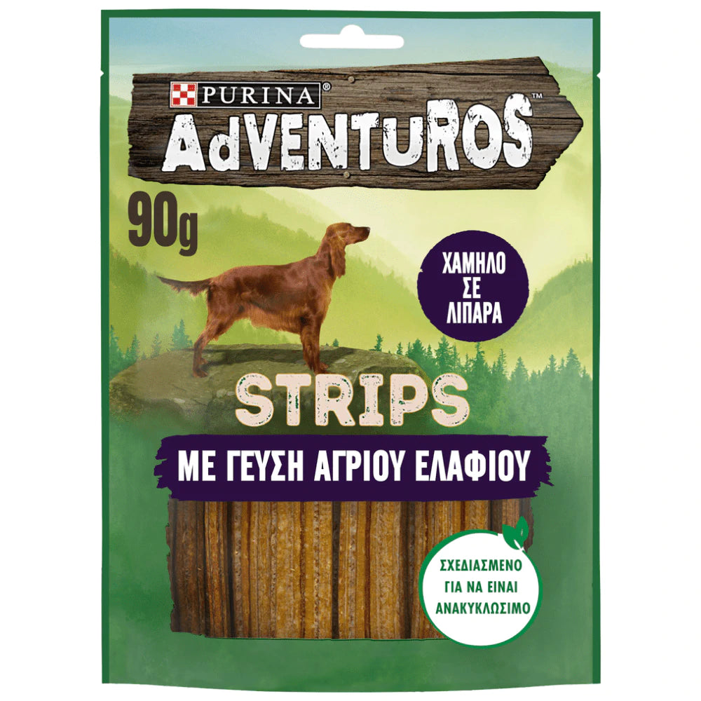 Purina Adventuros Strips με γεύση ελαφιού