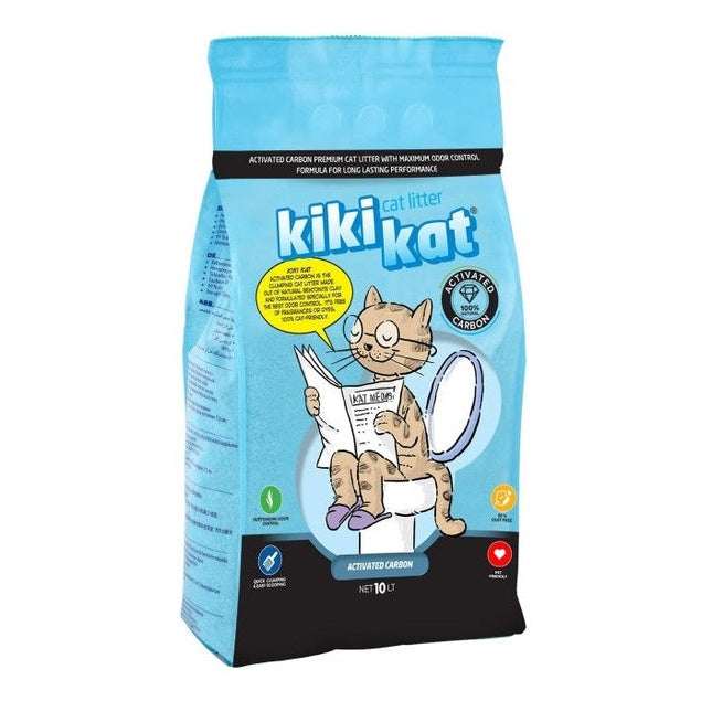 Kiki kat Άμμος γάτας μπετονίτης Activated Carbon