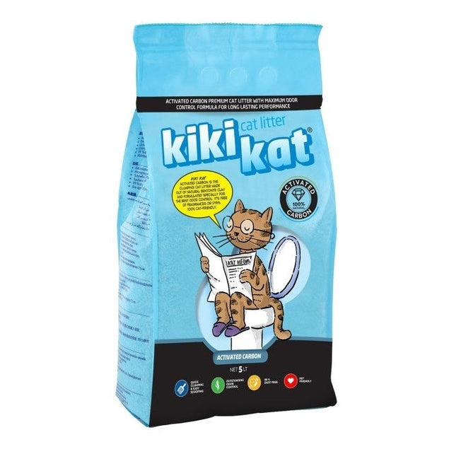 Kiki kat Άμμος γάτας μπετονίτης Activated Carbon