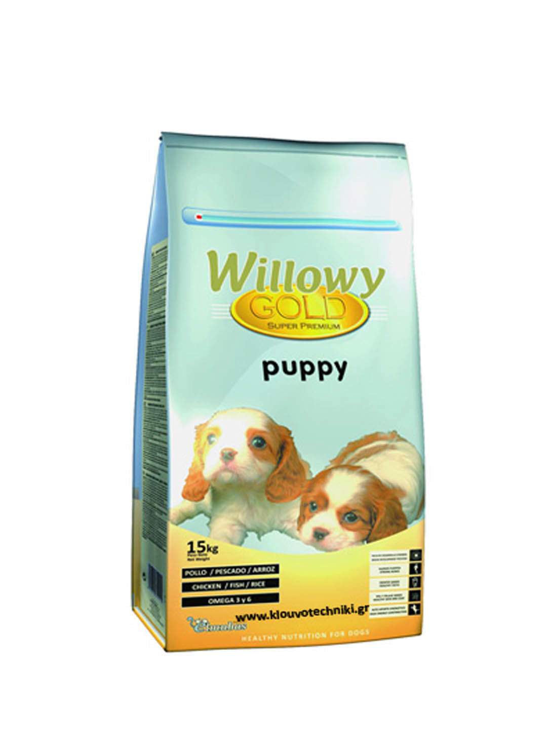 Willowy Gold Puppy & Junior menu 15kg