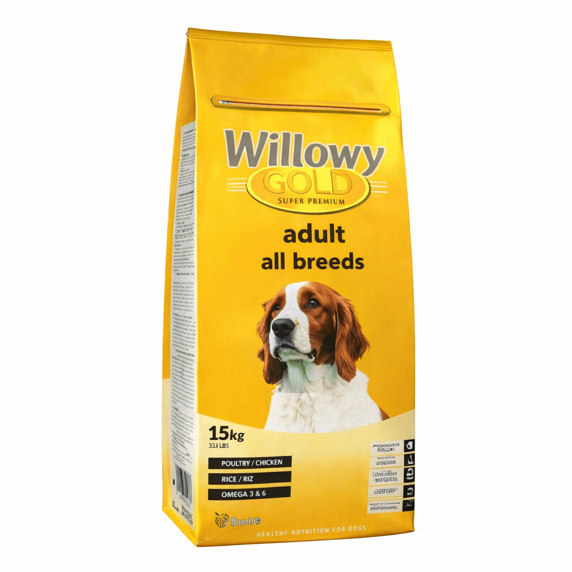 Willowy Gold Adult menu