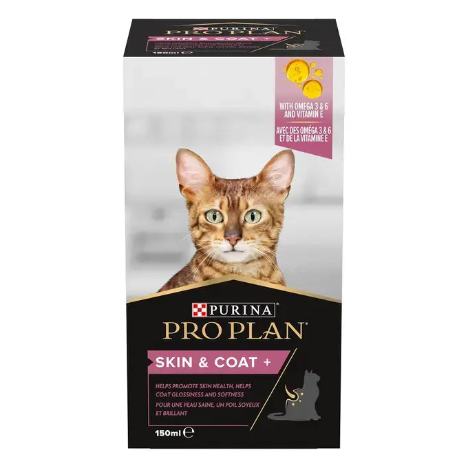 PRO PLAN® Skin and Coat+ Συμπλήρωμα Διατροφής για Γάτες σε μορφή Λαδιού