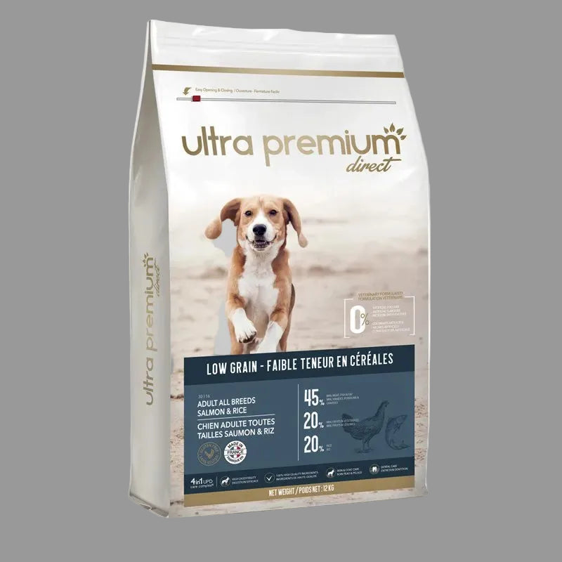 UltraPremiumDirect Low Grain Adult Salmon and Rice all breeds 12kg