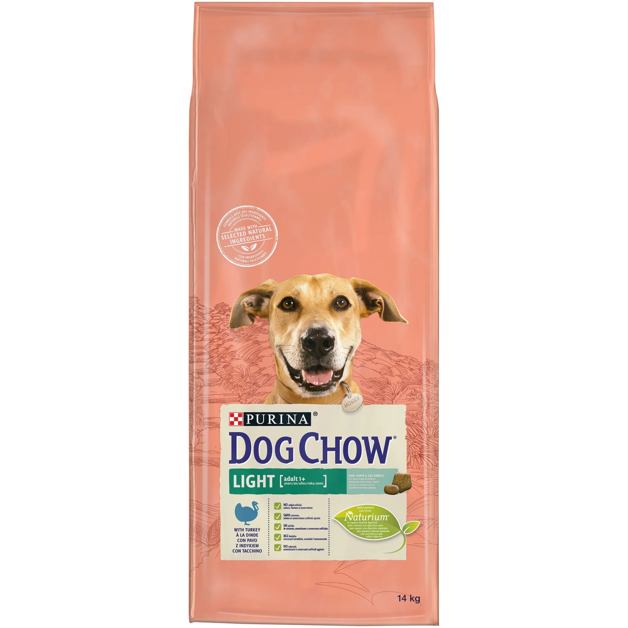 Purina Dog Chow Light με γαλοπούλα 14kg